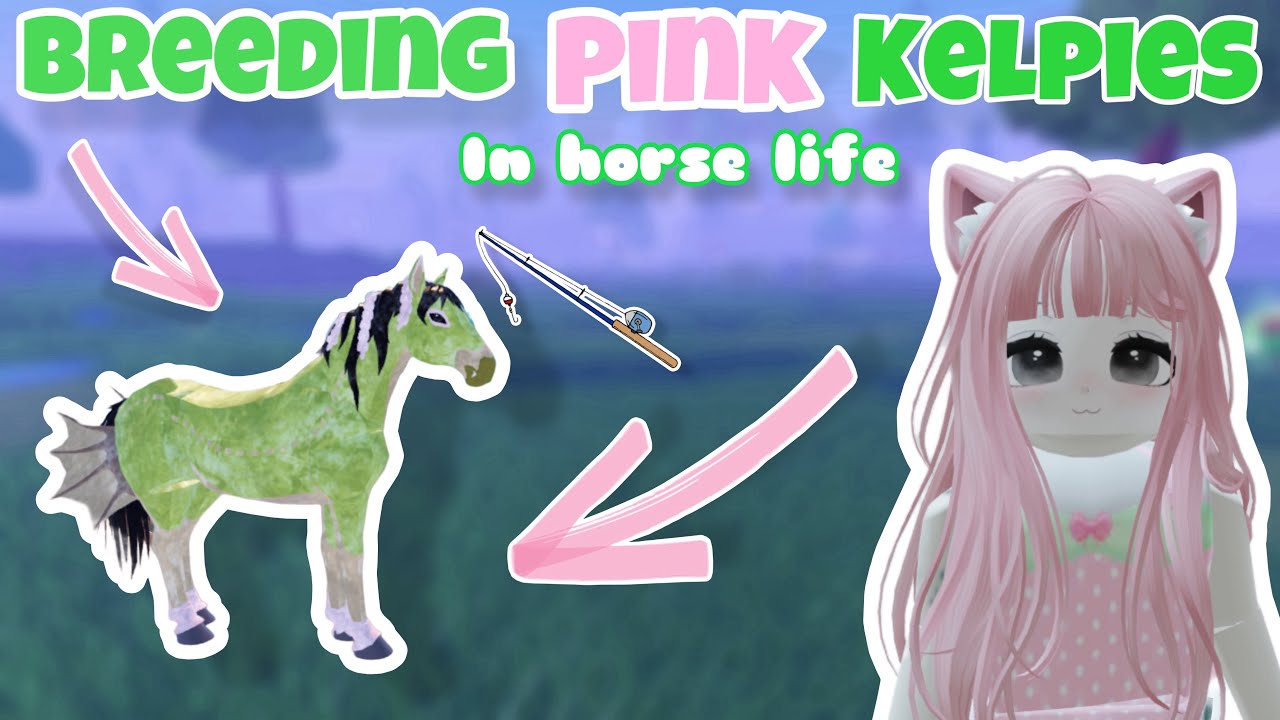 Разведение РОЗОВЫХ келпи в Horse Life?! 😱🎀 | Horse Life Roblox