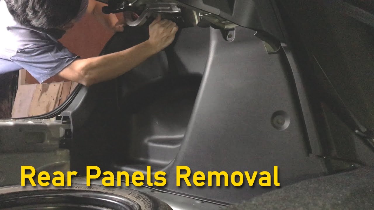 How to Remove Rear Panels - Mazda 2 Skyactiv / Demio