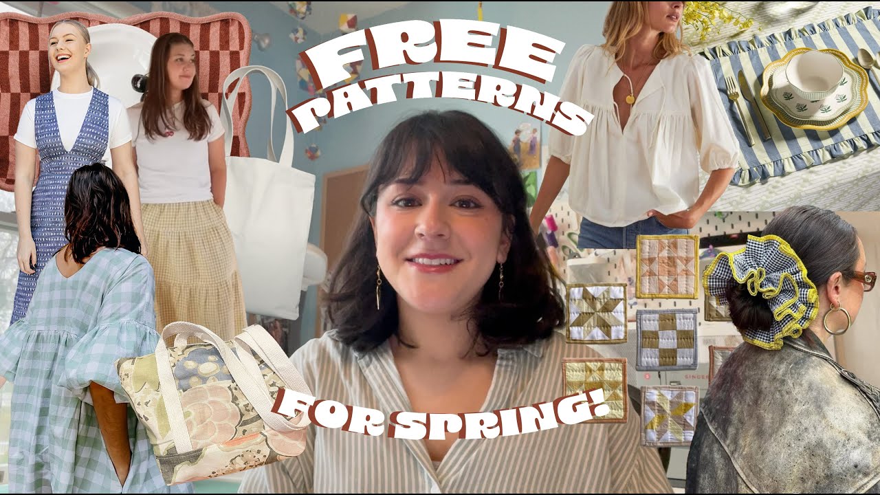 10 FREE Sewing Patterns for Spring!