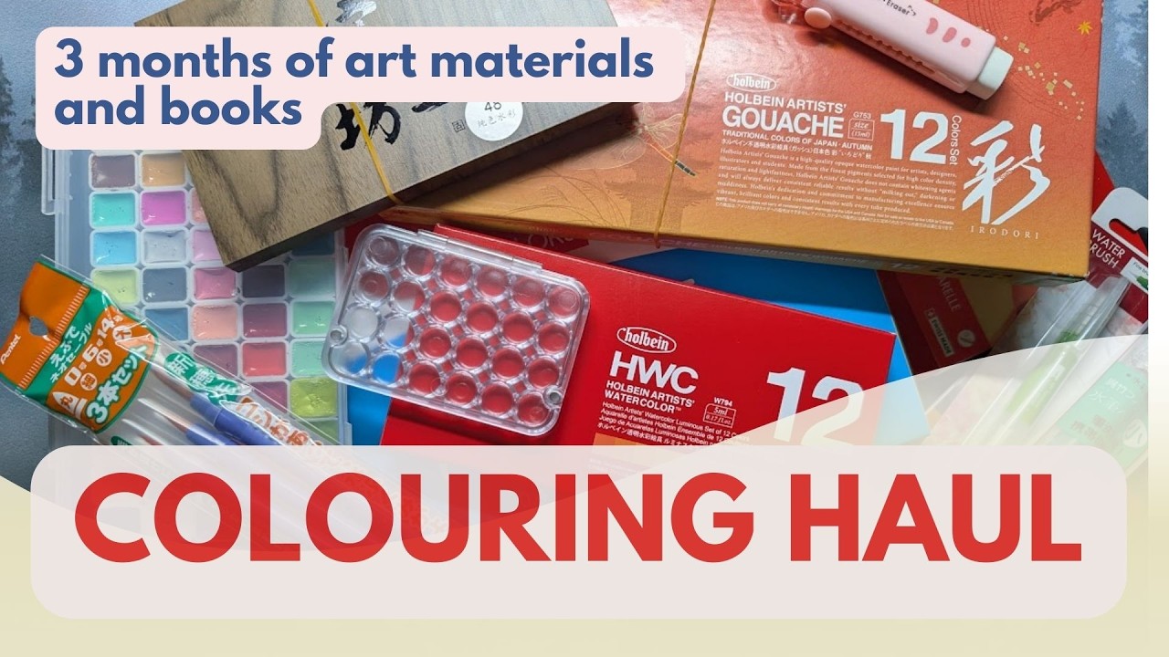 Colouring Haul - 3 months worth of goodies and books! Dec. '25 to March '26
