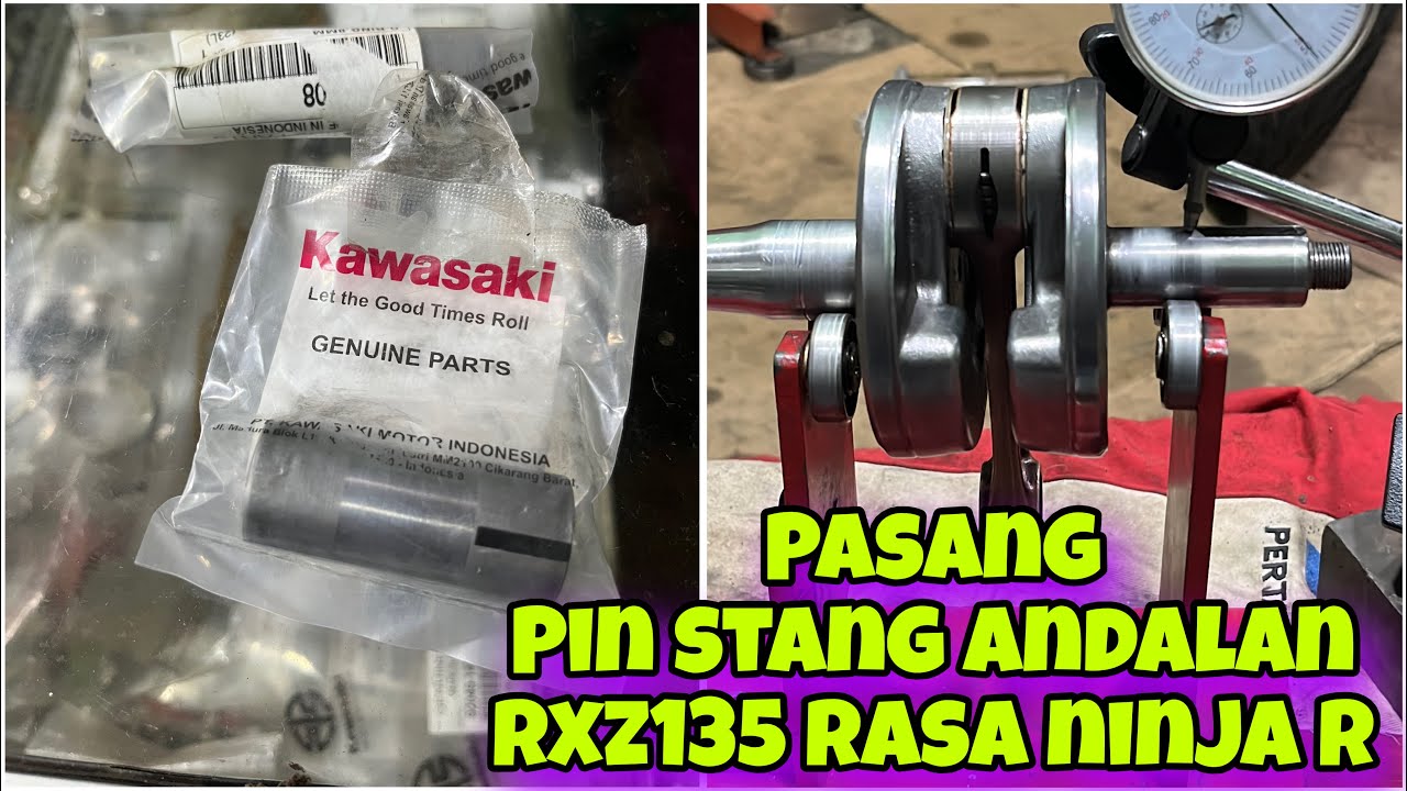 Rxz rxking modif pin stang seher pakai punya ninja 150