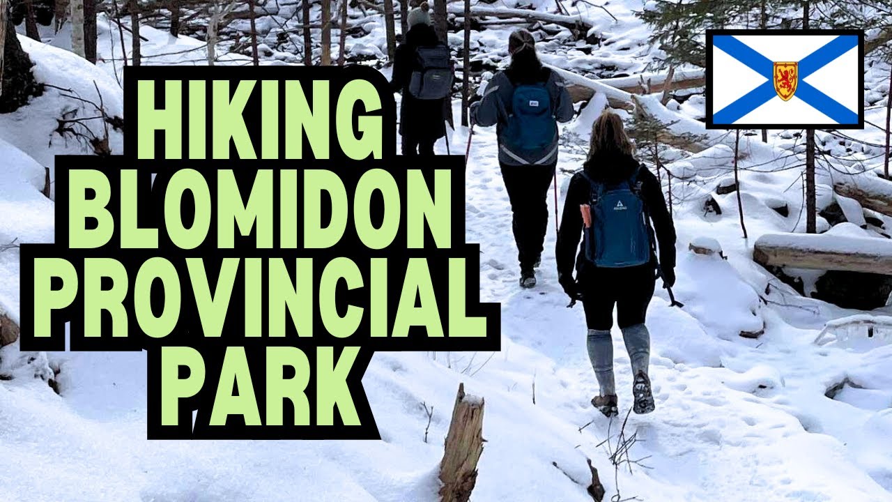 Hiking Blomidon Provincial Park Trails in Winter