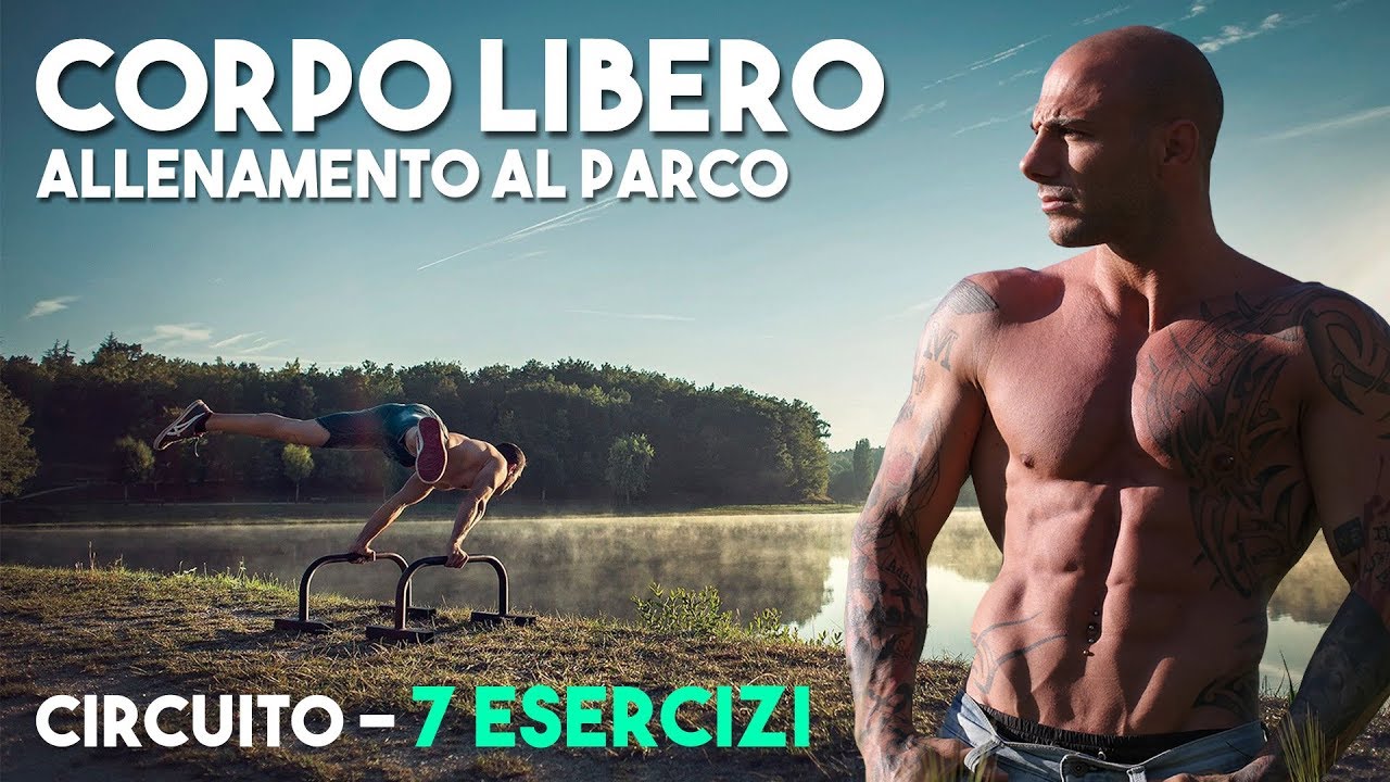 Circuito Corpo Libero - Bicipiti, Tricipiti, Petto, Dorso, Spalle e Addome  ▪  WORKOUT al PARCO