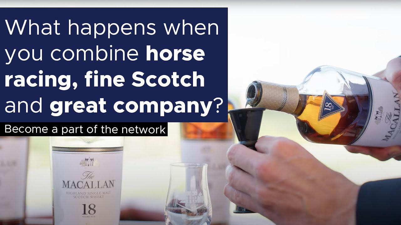Horse racing and The Macallan whisky with RareWine