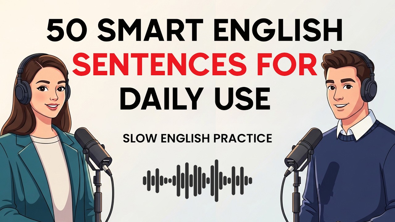 50 Smart Sentences for Daily Use in English Conversation | Improve English Conversation Skills