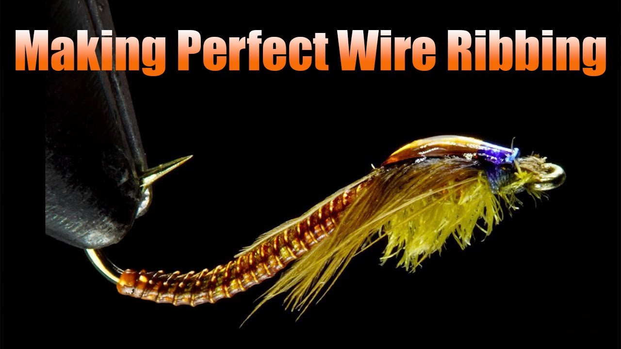 Making Perfect Wire Ribbing on Nymph Abdomens the Easy Way - Fly Tying Tips and Simple Tricks