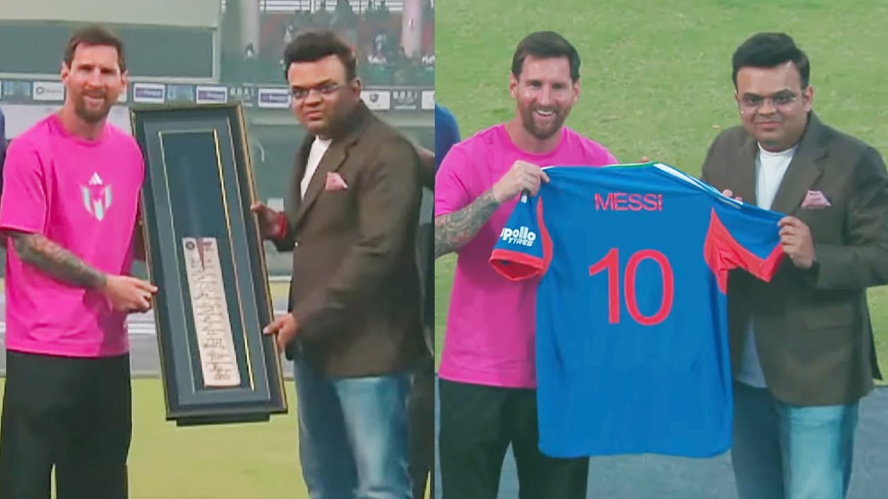 Lionel Messi  With BCCI Chairman Jay Shah | Lionel Messi in Mumbai | Messi India Tour |Daily Culture