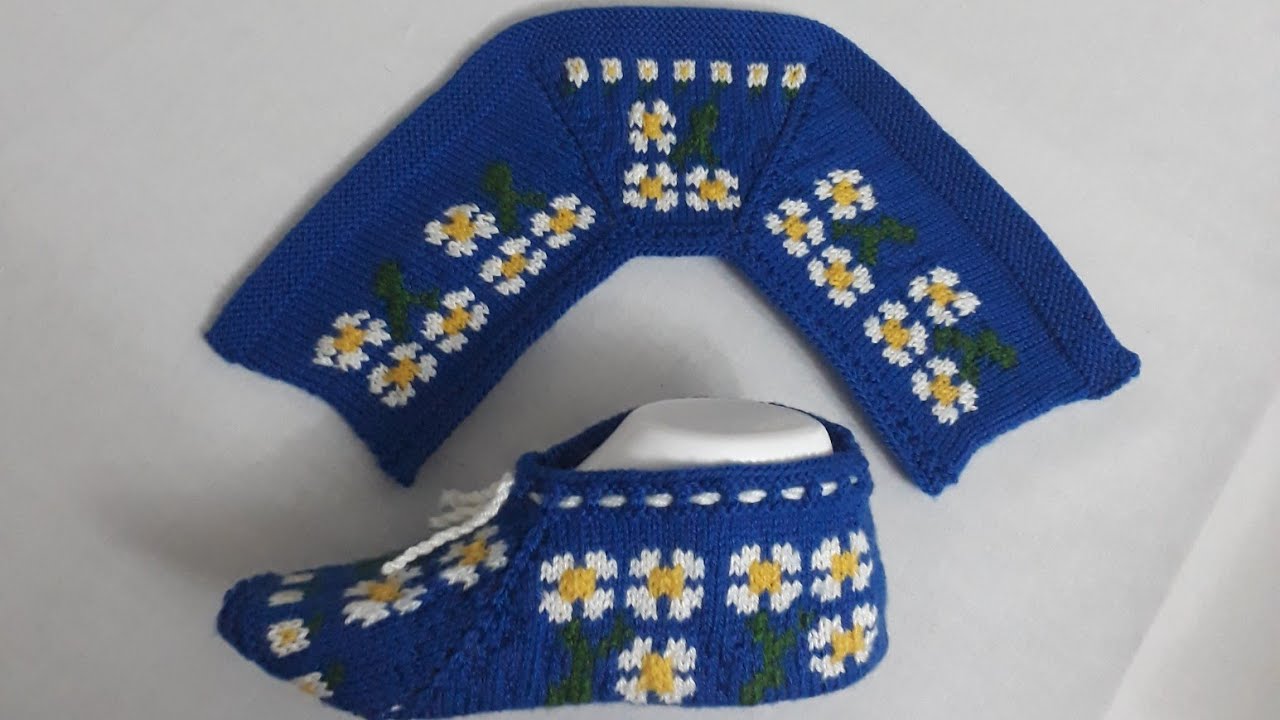 ❤ takipçimin isteği 🧵 ile tekrar yaptım 🧶 iki şiş kolay patik yapımı 💯