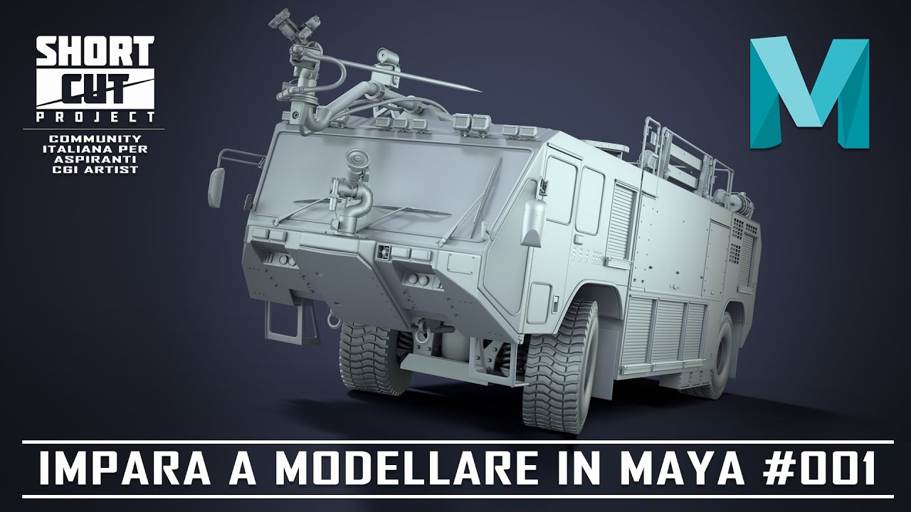 Corso modellazione 3d Maya: Interfaccia e camere | ep#001