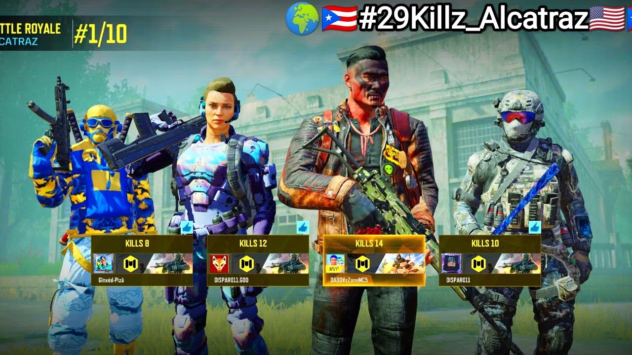 #29Killz Welcome To ALCATRAZzz ,Coolest BR MAP @CODM #BuffedBodyguard Skin