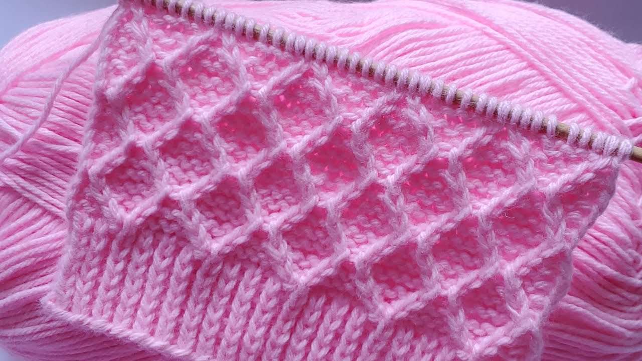 HERMOSO PUNTO TEJIDO A DOS AGUJAS o palitos | TEJIDOS ROSSY 💗