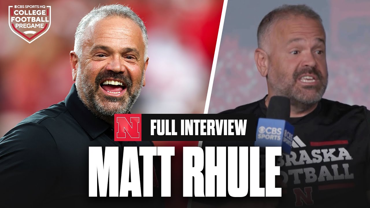 Nebraska head coach Matt Rhule talks Year 3, QB Dylan Raiola, ICONIC pregame speeches