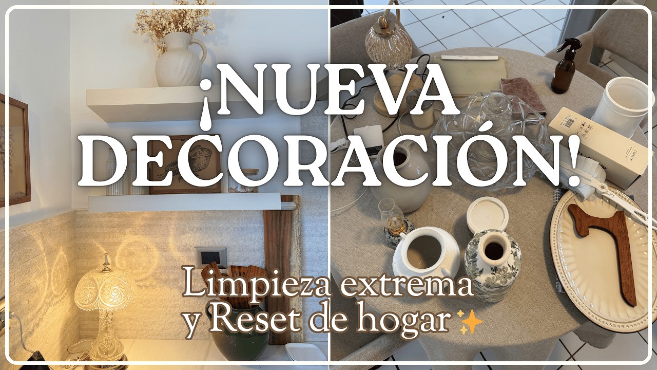 Mi casa necesitaba esto&hellip; limpieza profunda + nueva decoraci&oacute;n 🧹✨