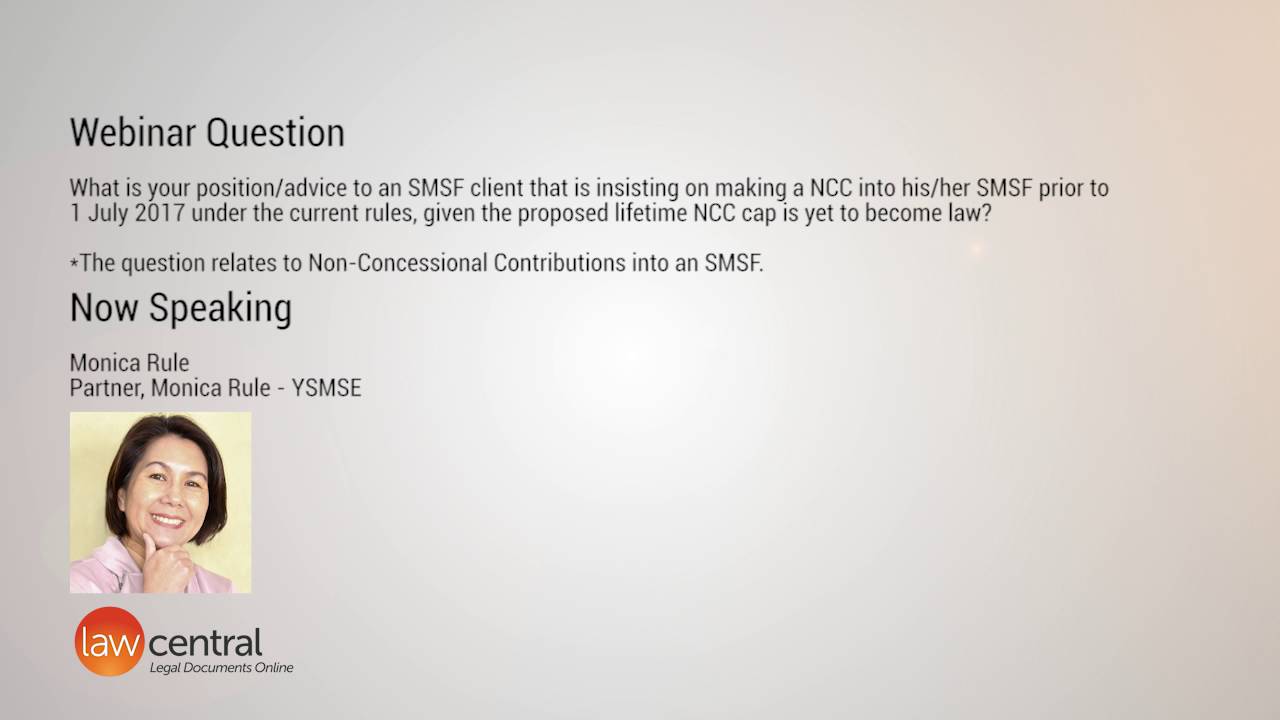 Audio Bytes 004 - SMSFs & Non-concessional Contributions with Monica Rule