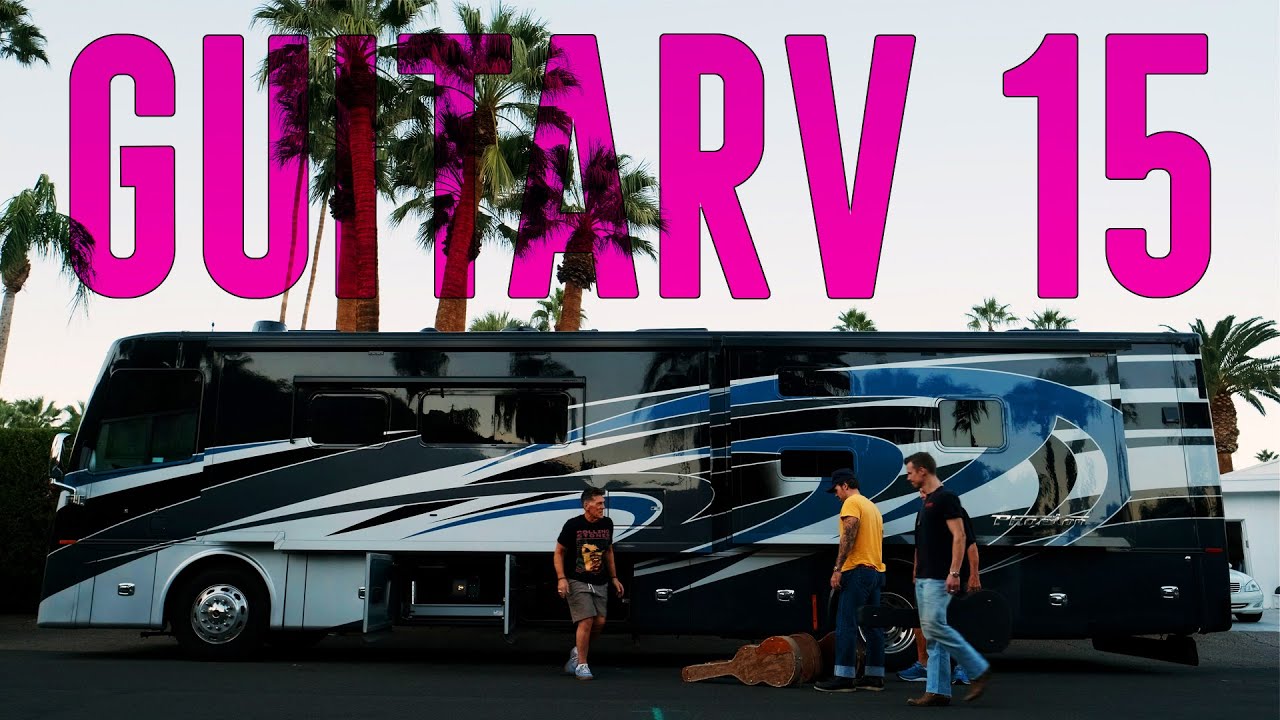 GuitaRV 15 - West Coast Run in the NEW RV! 