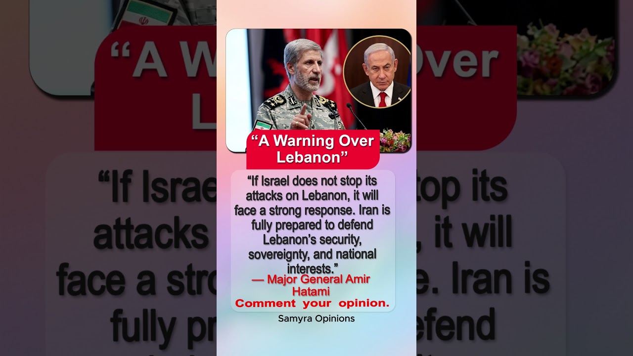 Major Iran Warning: Israel-Lebanon Tensions Rise After Military Statement
