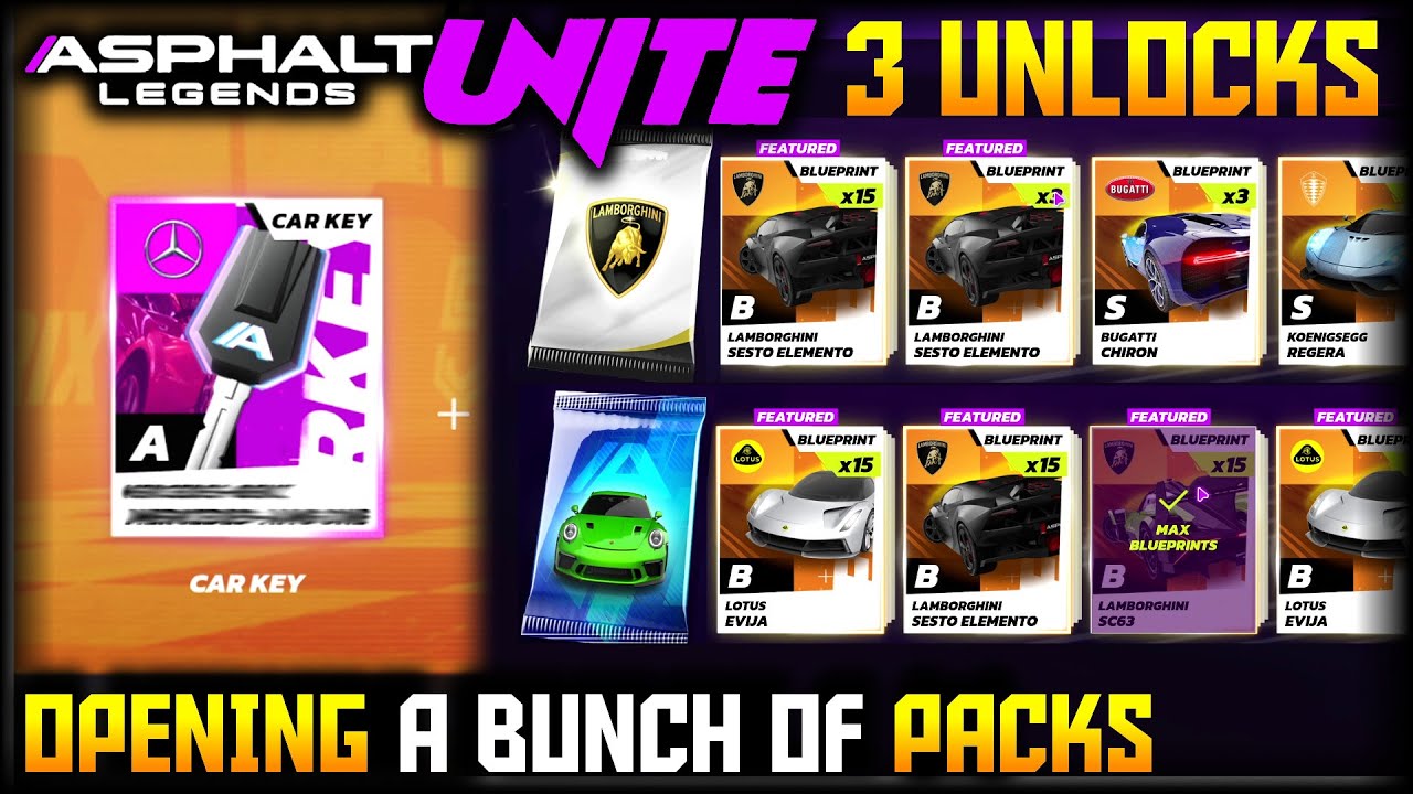 A Good Day for Unlocks & Starring Up!!  (Asphalt Legends Unite)