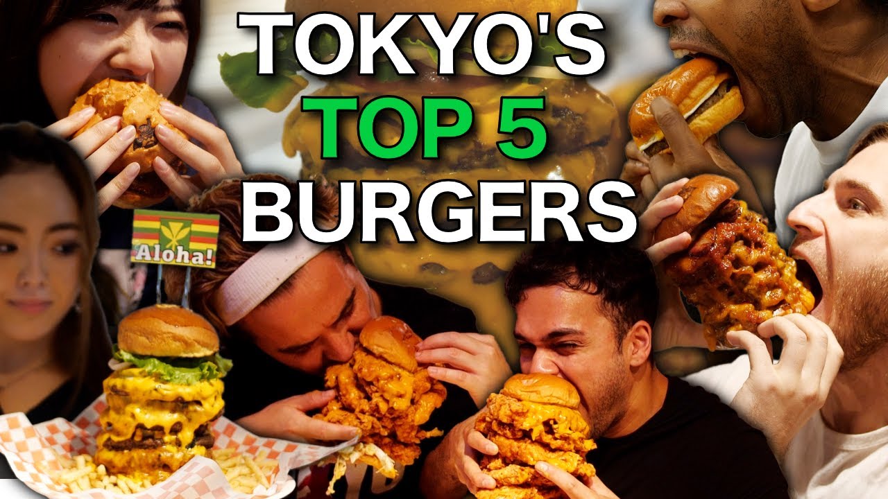 Tokyo’s Top 5 Burgers | Ultimate Japan Bucket List 4K
