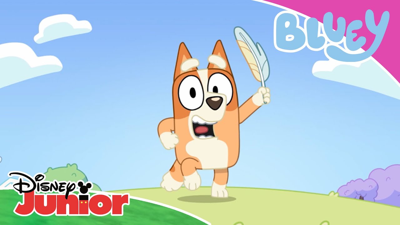 🪄 Den magiske tryllefjer | Bluey | Disney Junior Danmark