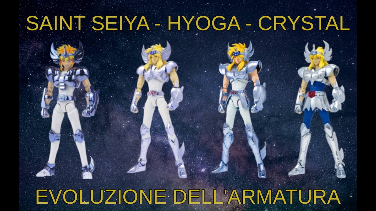 SAINT SEIYA - HYOGA - CRYSTAL - CLOTH EVOLUTION - MYTH EX - I CAVALIERI DELLO ZODIACO