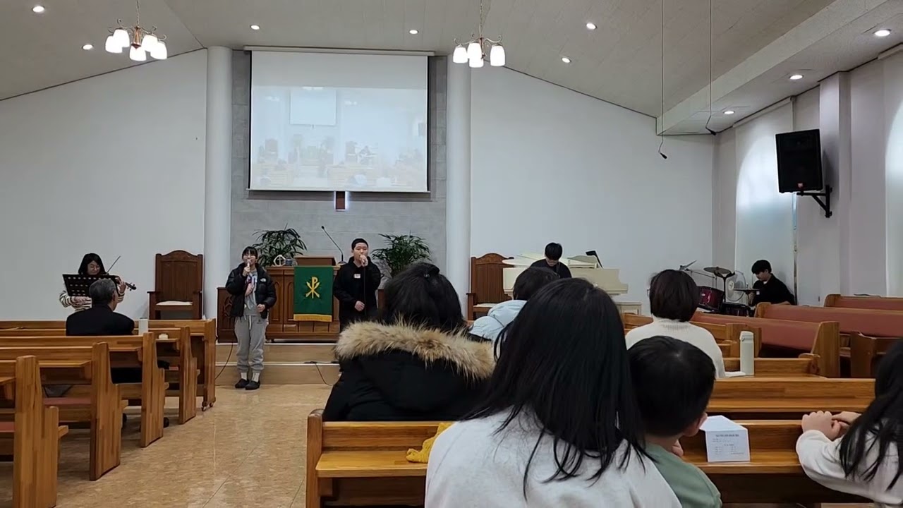 제주한빛교회 중고등부 찬양밴드 입례, 꽃들도 찬양 