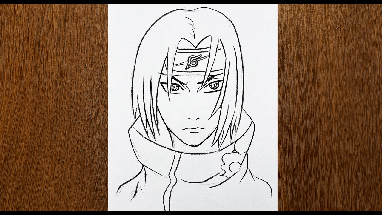 Learn to Draw Itachi Uchiha – Naruto Anime Drawing Guide