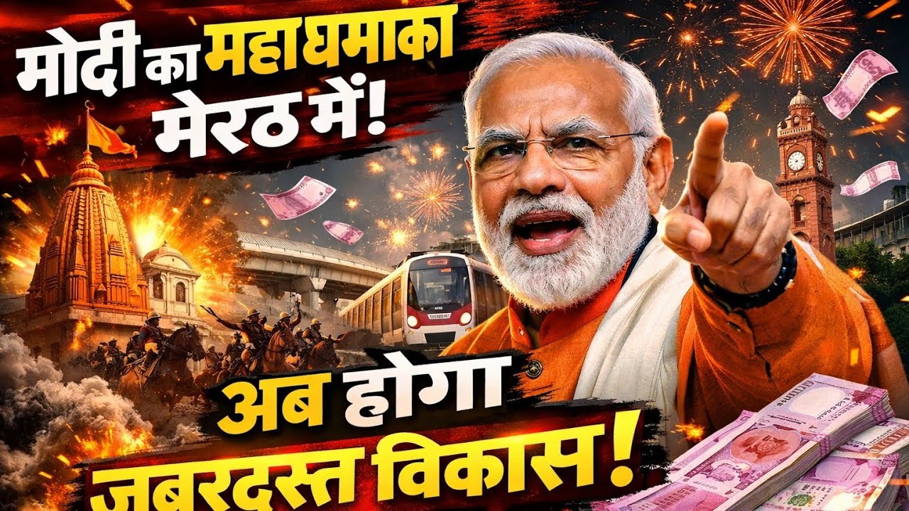 मेरठ-दिल्ली RRTS की शुरुआत 🚄 PM मोदी का बड़ा कदम! अब सफर होगा तेज और आसान !!