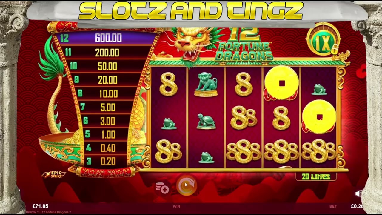 12 Fortune Dragons slot review