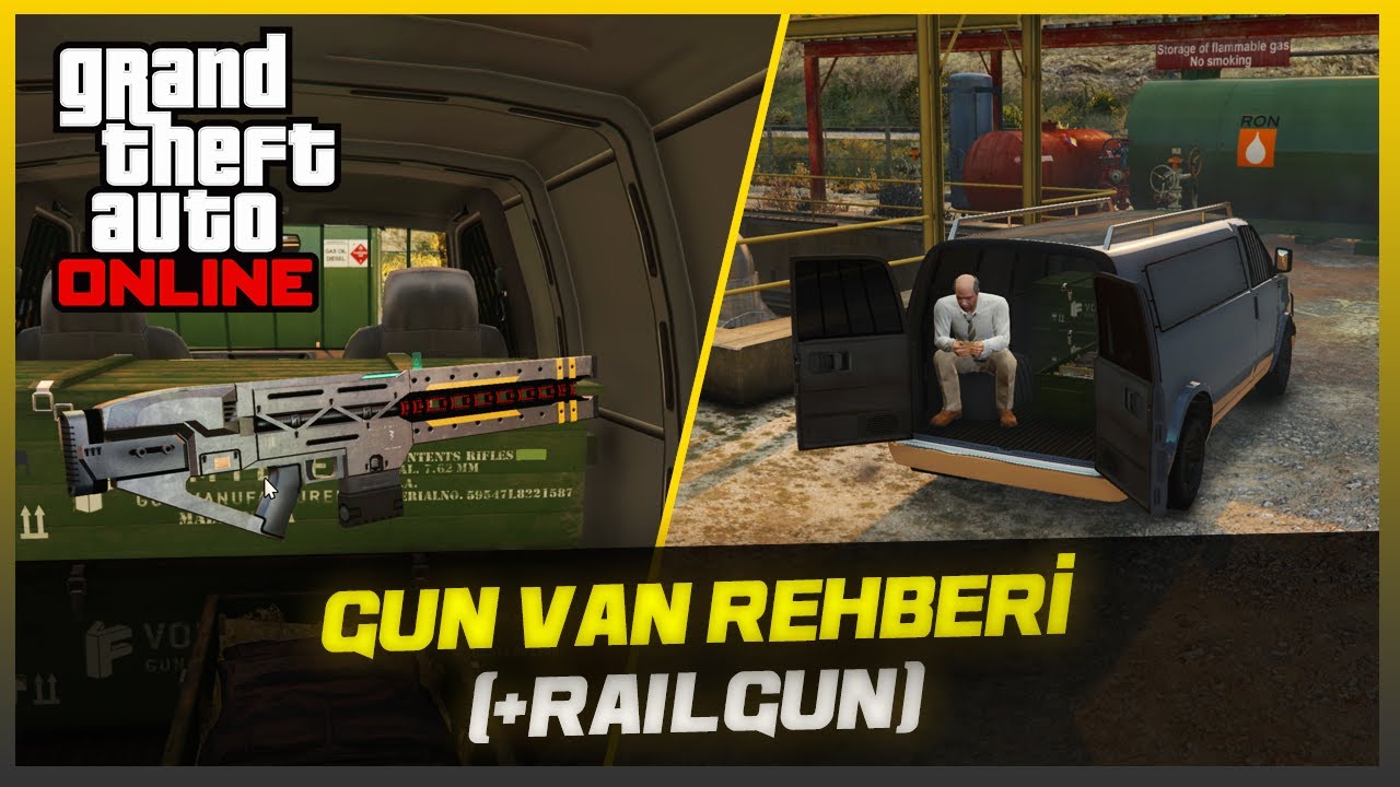 GTA ONLINE - GUN VAN REHBERİ (Nedir, Nasıl Bulunur?) (+Railgun)