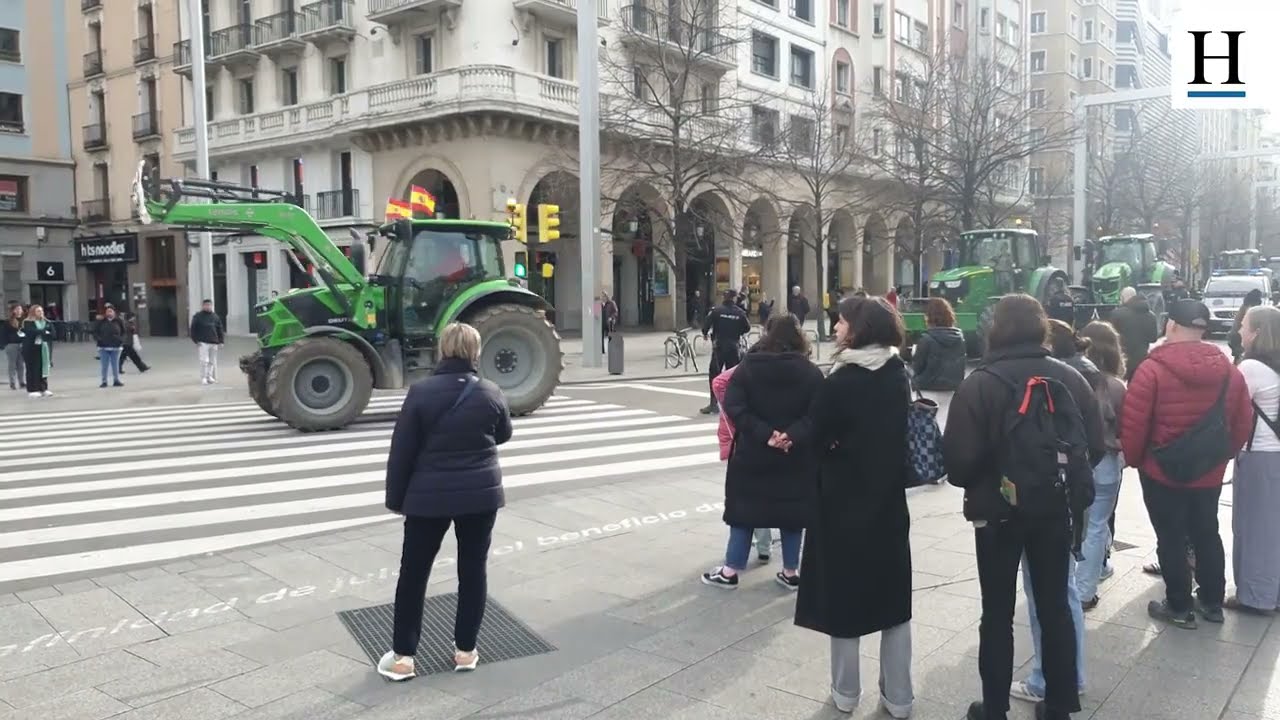 🚜​ Los AGRICULTURES llegan al PASEO de la INDEPENDENCIA en ZARAGOZA