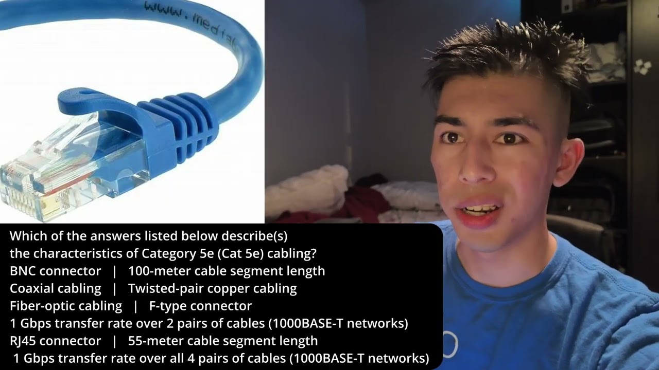 Unveiling the Characteristics of Category 5e (Cat 5e) Cabling    | Comptia A+ study