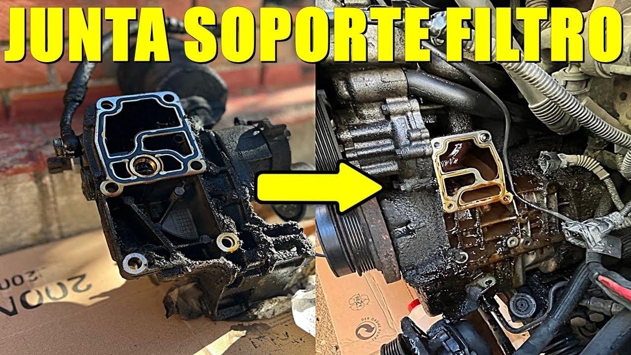 🔧Cambiar JUNTA de SOPORTE del FILTRO de ACEITE | BMW E46 323CI✅