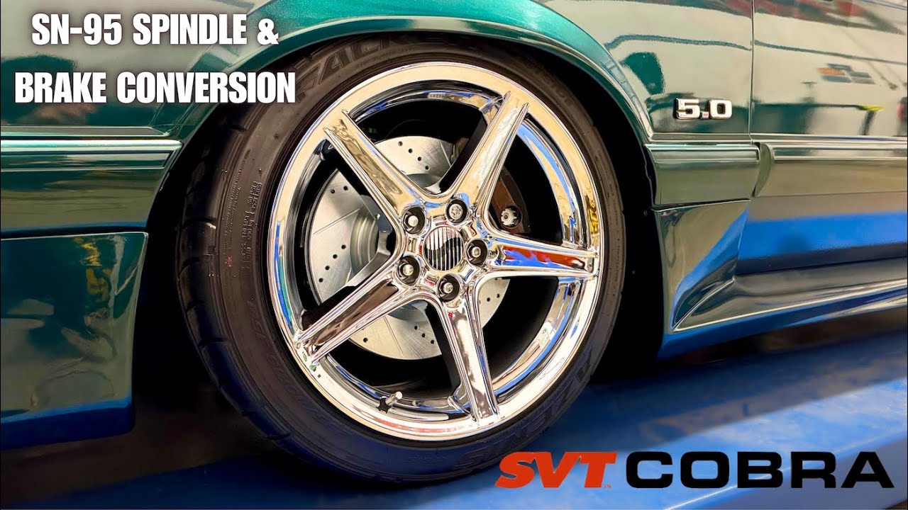 SVT Cobra Brake Upgrade on a 1992 Ford Foxbody Mustang 5.0
