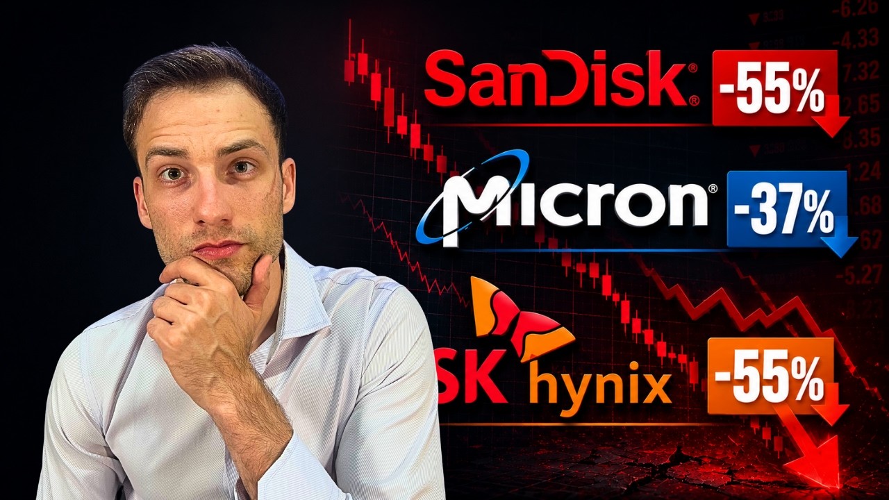 🔥 LA ABSURDA CA&Iacute;DA DE LAS MEMORIAS: SNDK, MU, SKHY, STX, WDC.