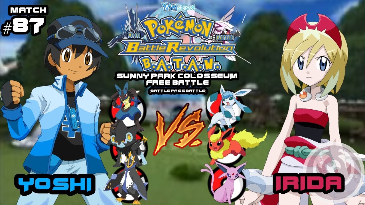 Pokemon Battle Revolution BATAW (Wi-Fi Battles) Match #87: Yoshi vs. Irida