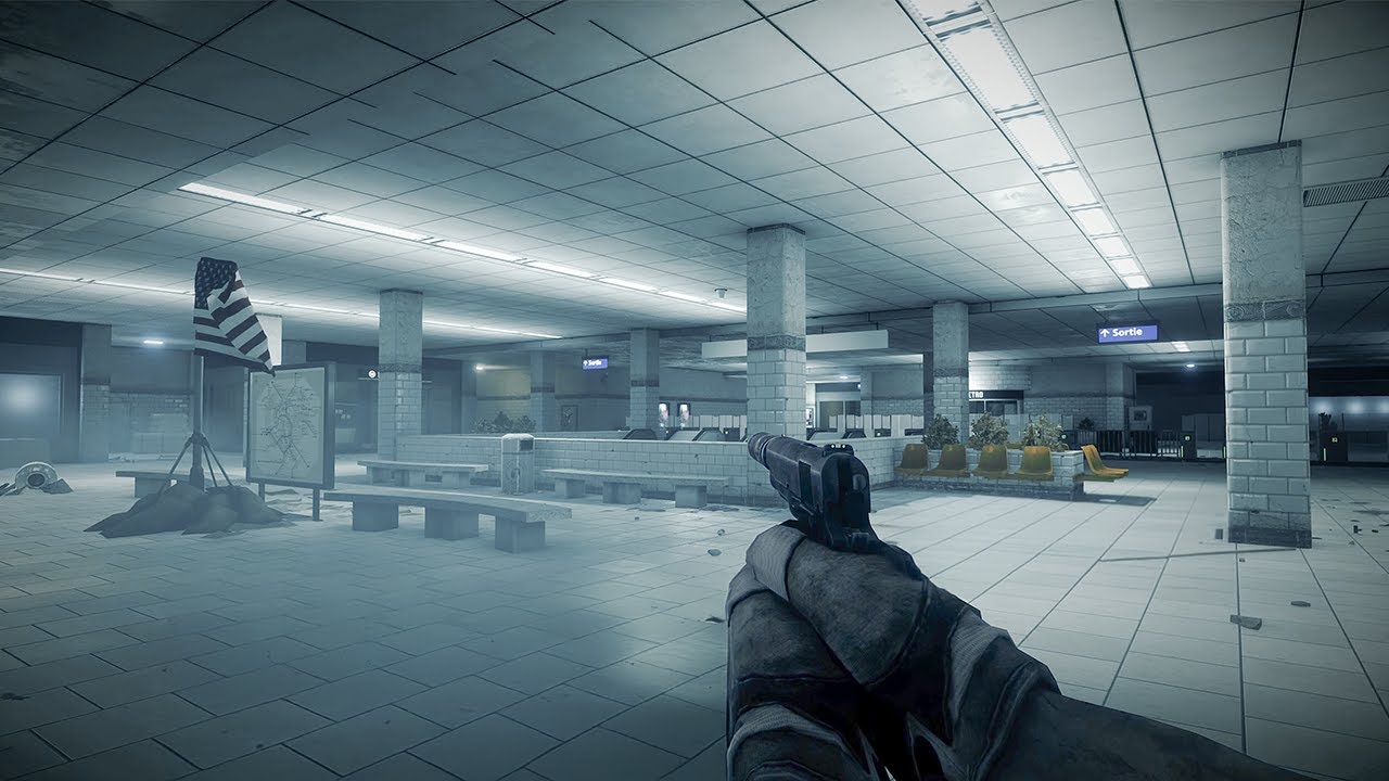 Exploring Empty BF3 Maps