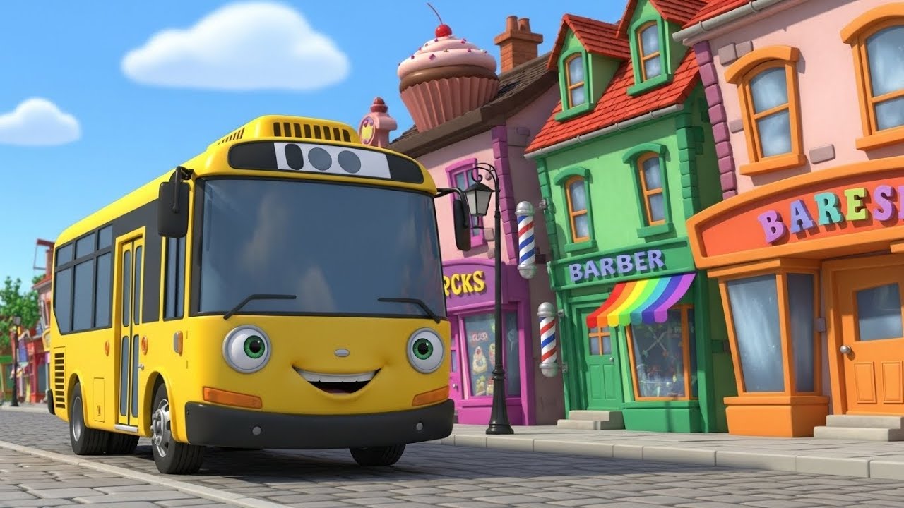 Wheels on the Bus 🚌 | Fun Kids Song | Classic Nursery Rhyme for Toddlers