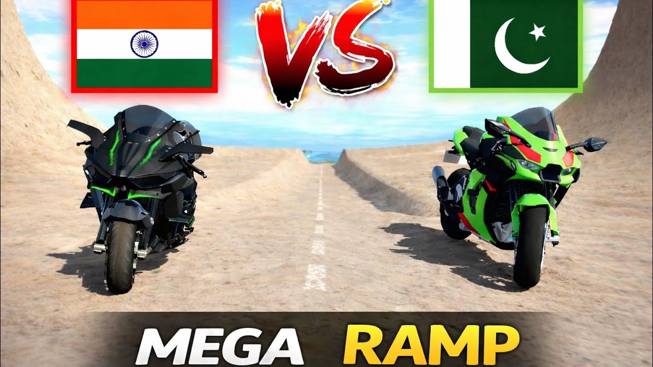 India vs Pakistan 😱 Mega Ramp!