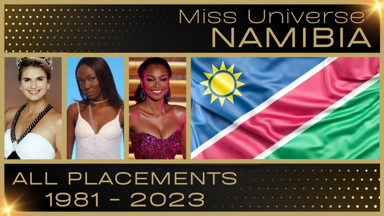 MISS UNIVERSE NAMIBIA | EVERY PLACEMENT 1981-2023
