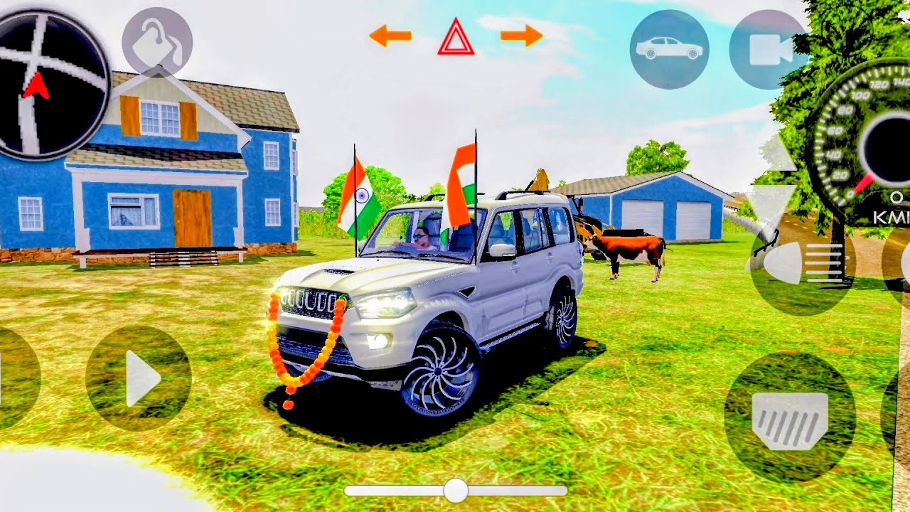 Modified Mahindra Thar😈 Games:Indian Black Thar (Gadi Wala Games) Car Game Android Game #2025 