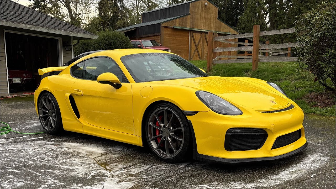Full Detail On A PORSCHE 981 CAYMAN GT4 - Interior / Exterior Detail