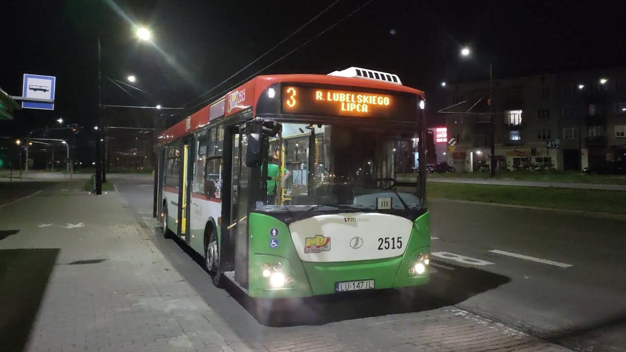 [Cała trasa: Linia 3 R. LUBELSKIEGO LIPCA] [*] Jelcz M121I/4 Mastero MPK Lublin #2515 (ex.#4950)