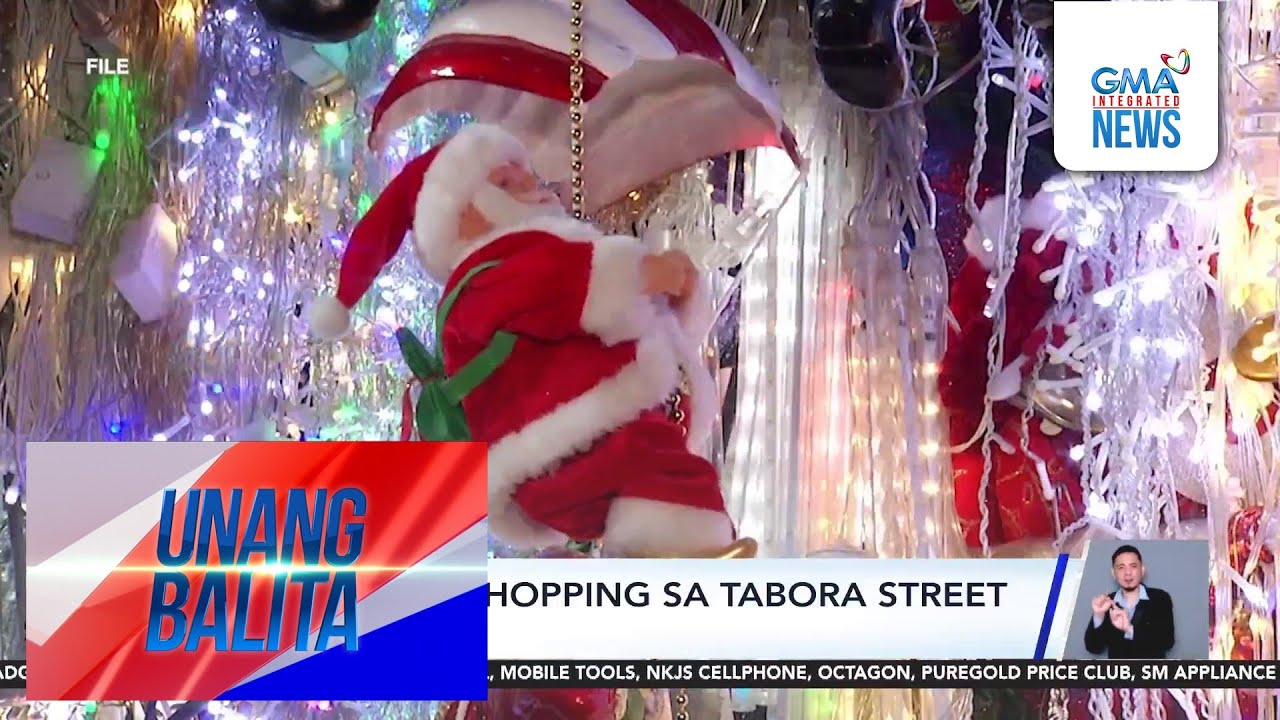 Christmas shopping sa Tabora Street sa Divisoria | Unang Hirit