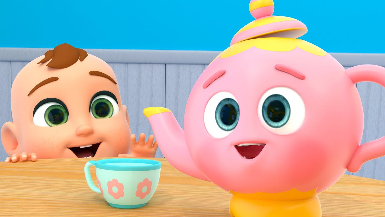 I'm a Little Teapot | Tea Party with Kids | Lalafun Nursery Rhymes & Original Kids Songs