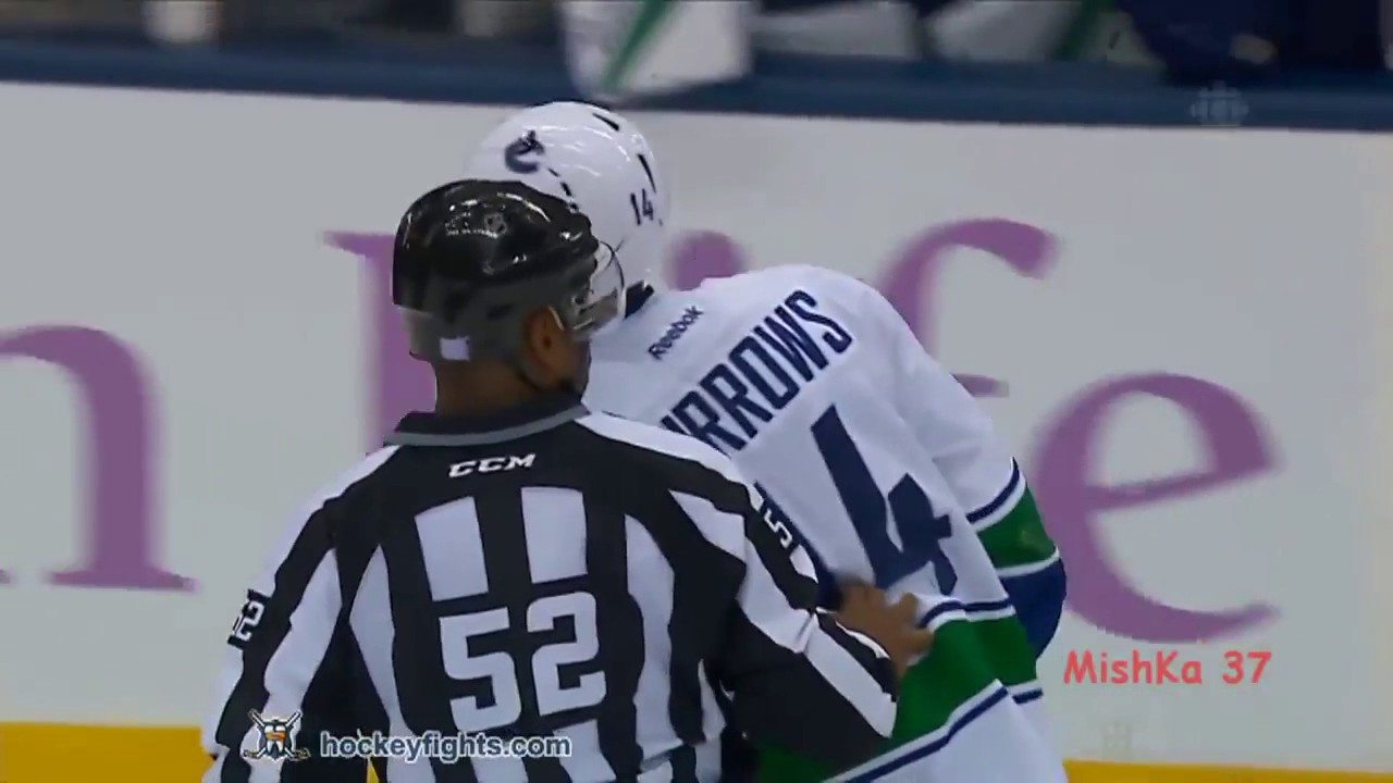 Toronto Maple Leafs   Vancouver Canucks Nov 5, 2016 line brawl