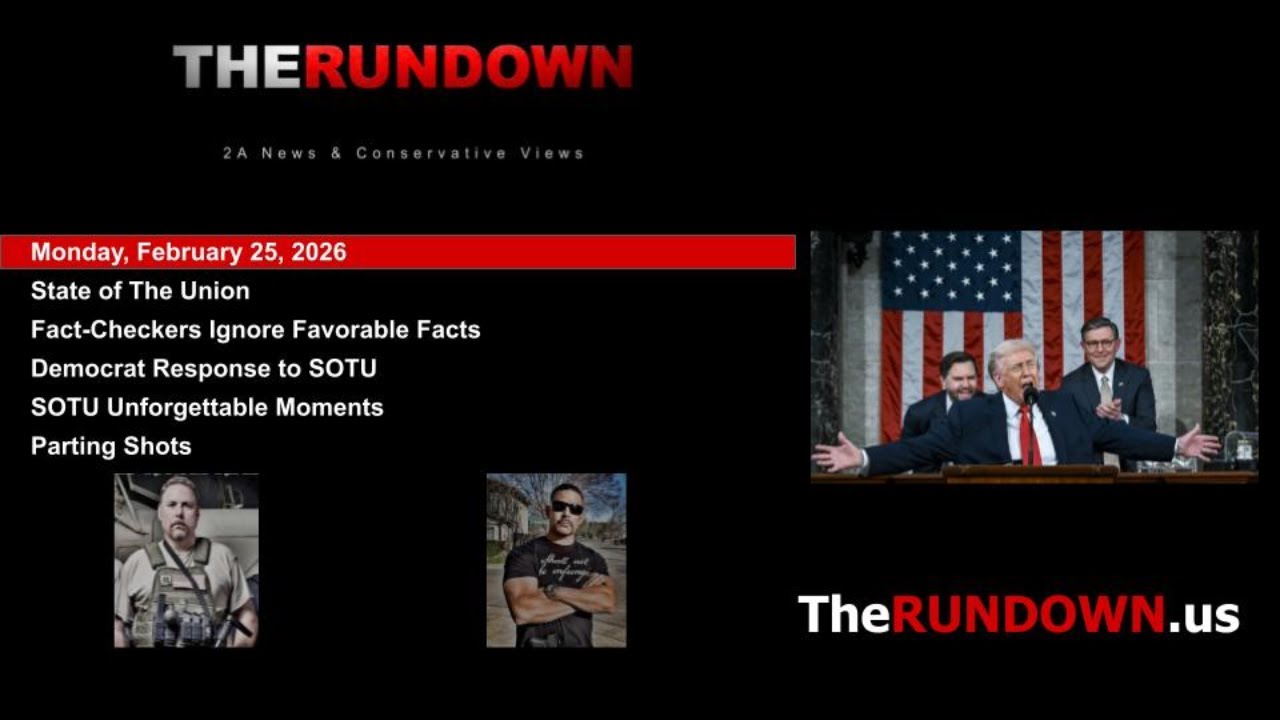 #1064 - President Trump Knocks 2026 State of The Union Out of The Park