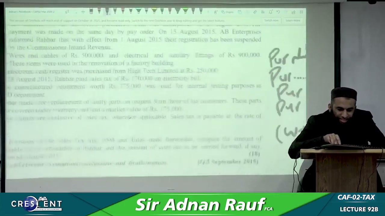 CAF 2 Sir Adnan Rauf Lecture 92B