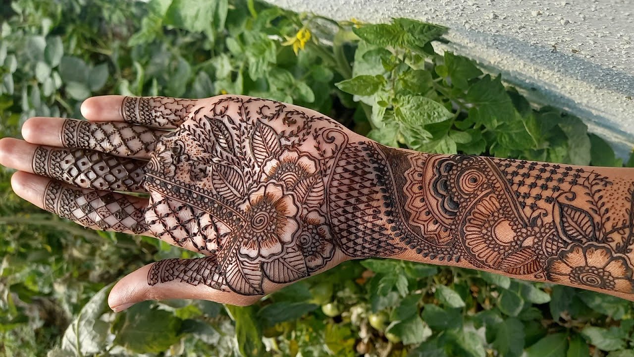 Stunning Full Hand Mehndi Design 🌿 | Simple & Elegant Bridal Henna | #mehndi #viralvideo #viral  