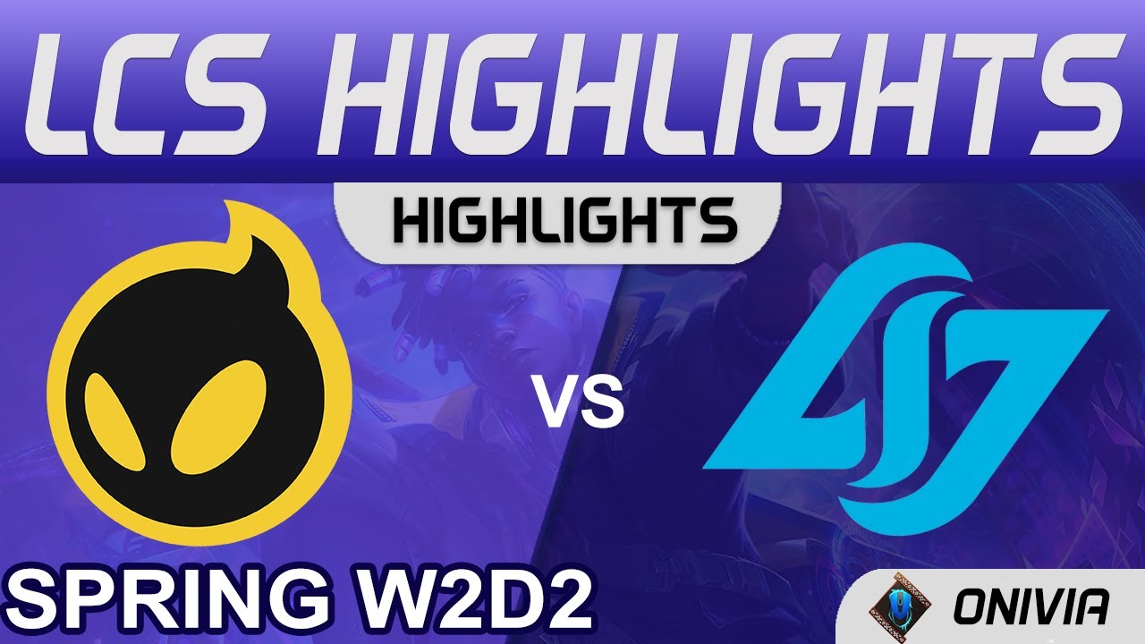 DIG vs CLG Highlights LCS Spring Season 2022 W2D2 Team Liquid vs FlyQuest by Onivia
