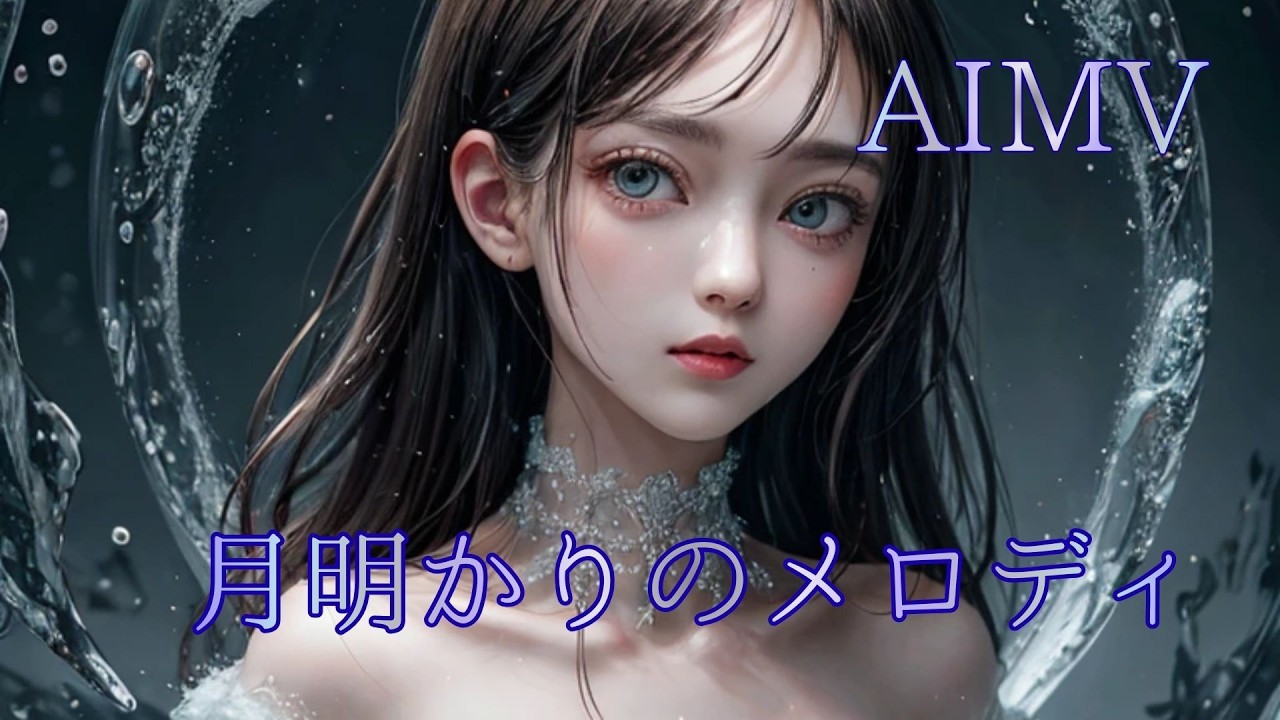 【AI曲×AI映像】月明かりのメロディ  #生成ai #aimv #AI音楽 #Flova